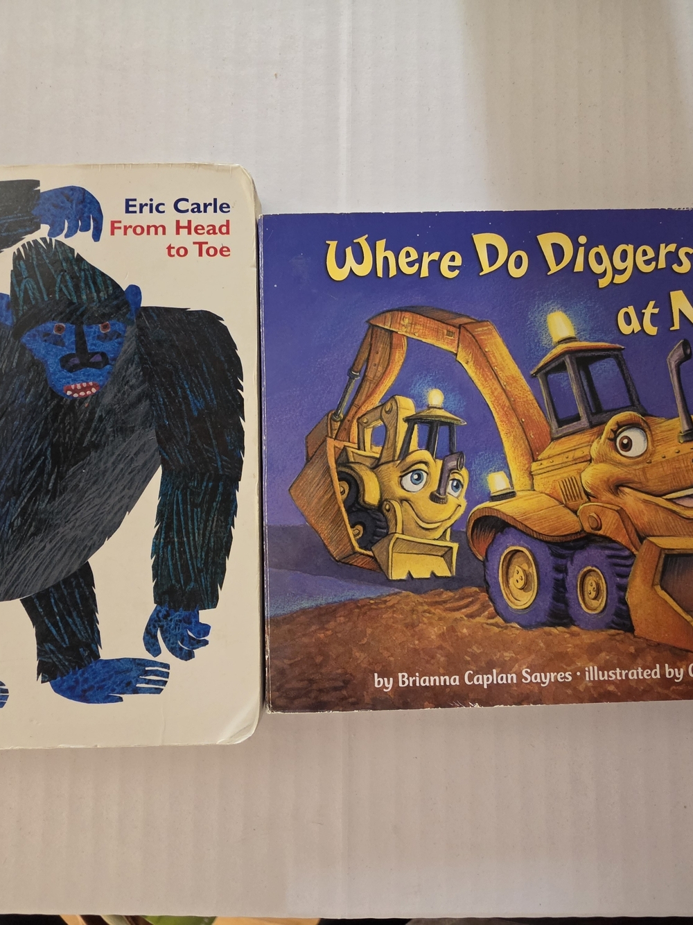 Blue Gorilla & Yellow Digger Kids Board Books Set